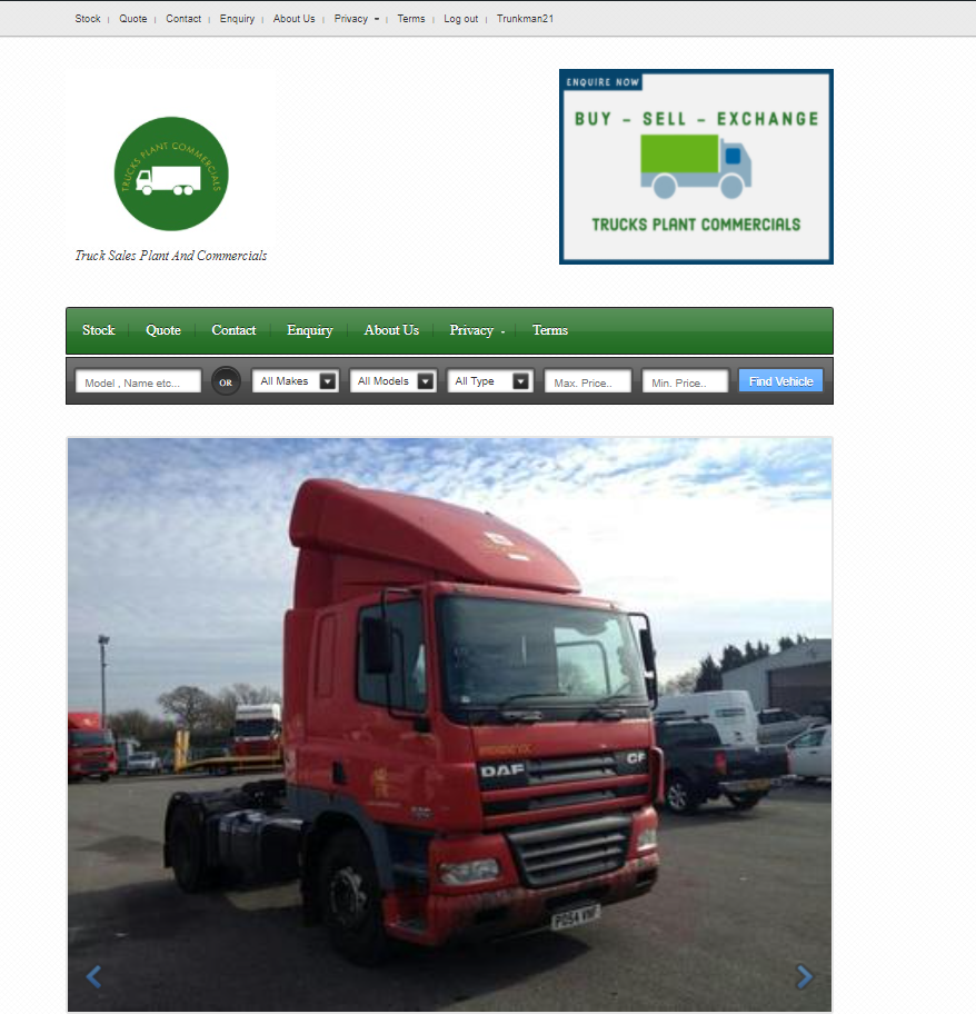 TrucksPlantCommercials For Sale